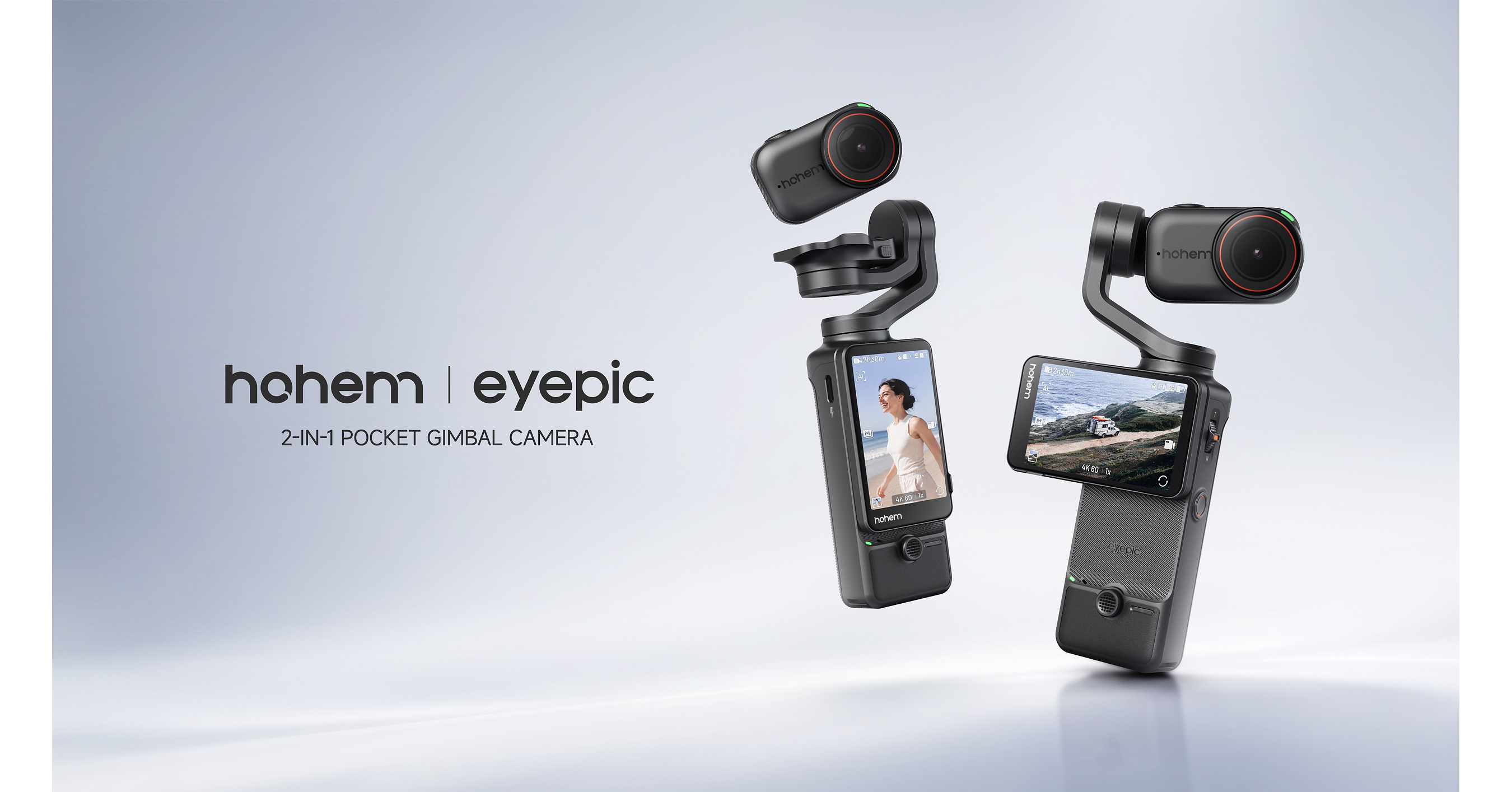 Hohem Previews Eyepic, the World's First 2-in-1 Pocket Gimbal Camera, at IFA 2026