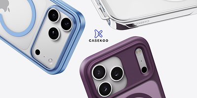 CASEKOO Launches New iPhone Case Colorways: Gentle Blue & Cherry Lush