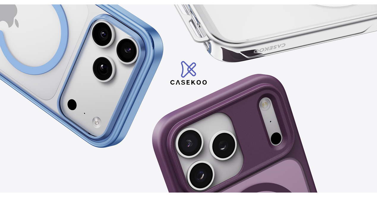 CASEKOO Launches New iPhone Case Colorways: Gentle Blue & Cherry Lush