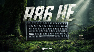 ATTACK SHARK Unveils R86 HE Carbon Fiber Magnetic Switch Gaming Keyboard, Redefining the 75% Competitive Keyboard Experience