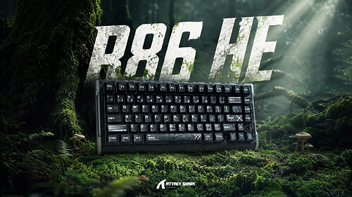 ATTACK SHARK Unveils R86 HE ATTACK SHARK Unveils R86 HE