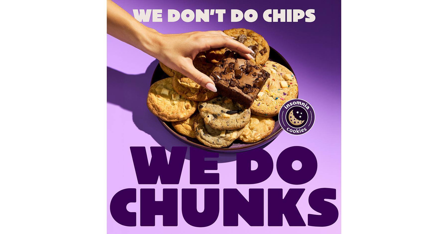 Insomnia Cookies Says Hello to Chunks as Six Fan-Favorite Cookies Get a Bigger, Meltier Upgrade