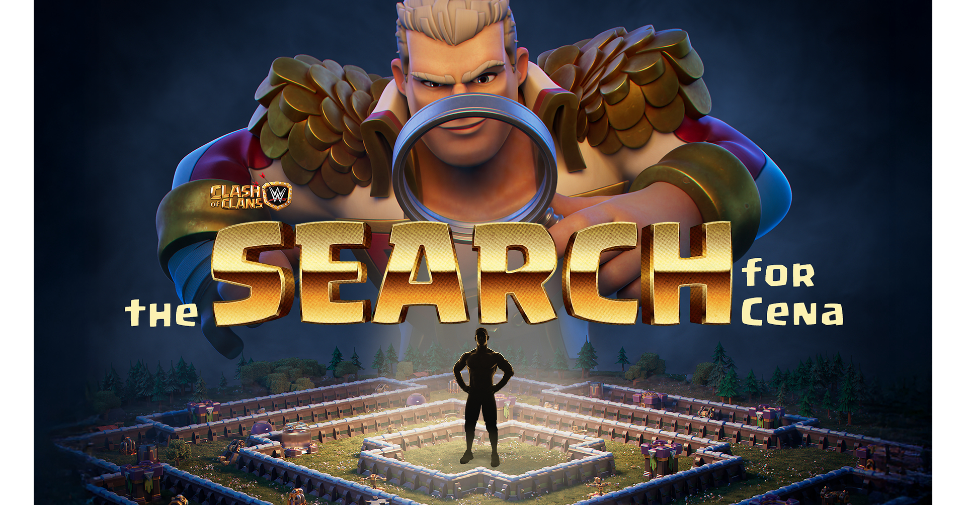 CODY RHODES ENLISTS MILLIONS OF GAMERS TO SEARCH FOR JOHN CENA IN CLASH OF CLANS AND WWE CROSSOVER