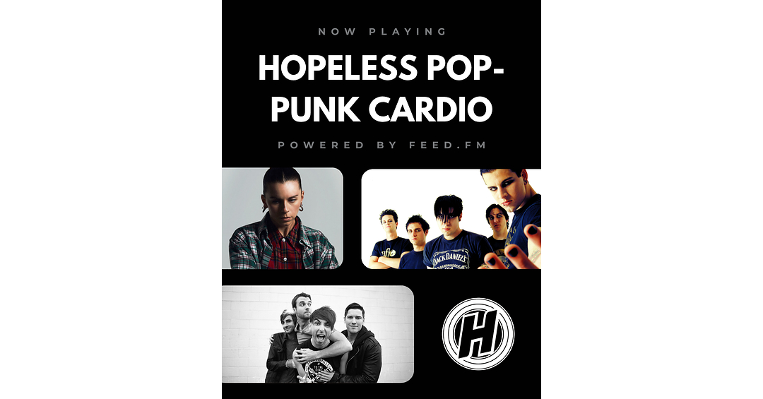 Hopeless Records and Feed.fm launch new pop-punk workout station featuring All Time Low, Avenged Sevenfold, PVRIS, and more