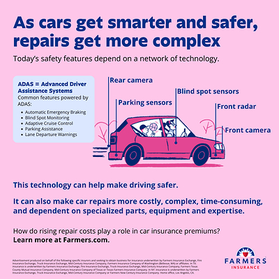 Today's safety features depend on a network of technology.