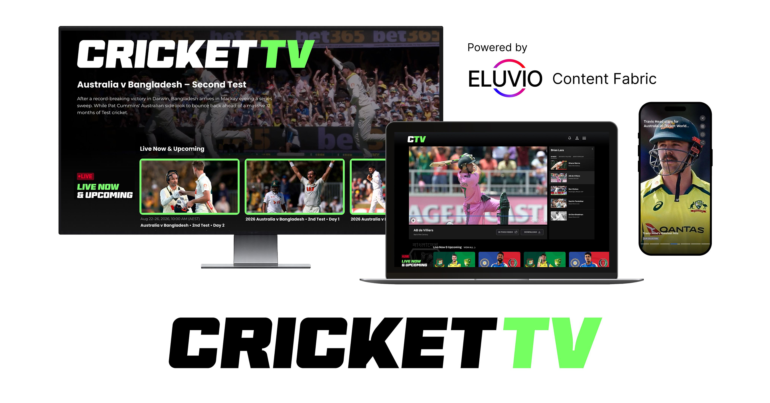 Eluvio Tapped for Cricket TV: New Direct-to-Consumer Streaming Service for Live and Archive Coverage to Fans Across the Globe