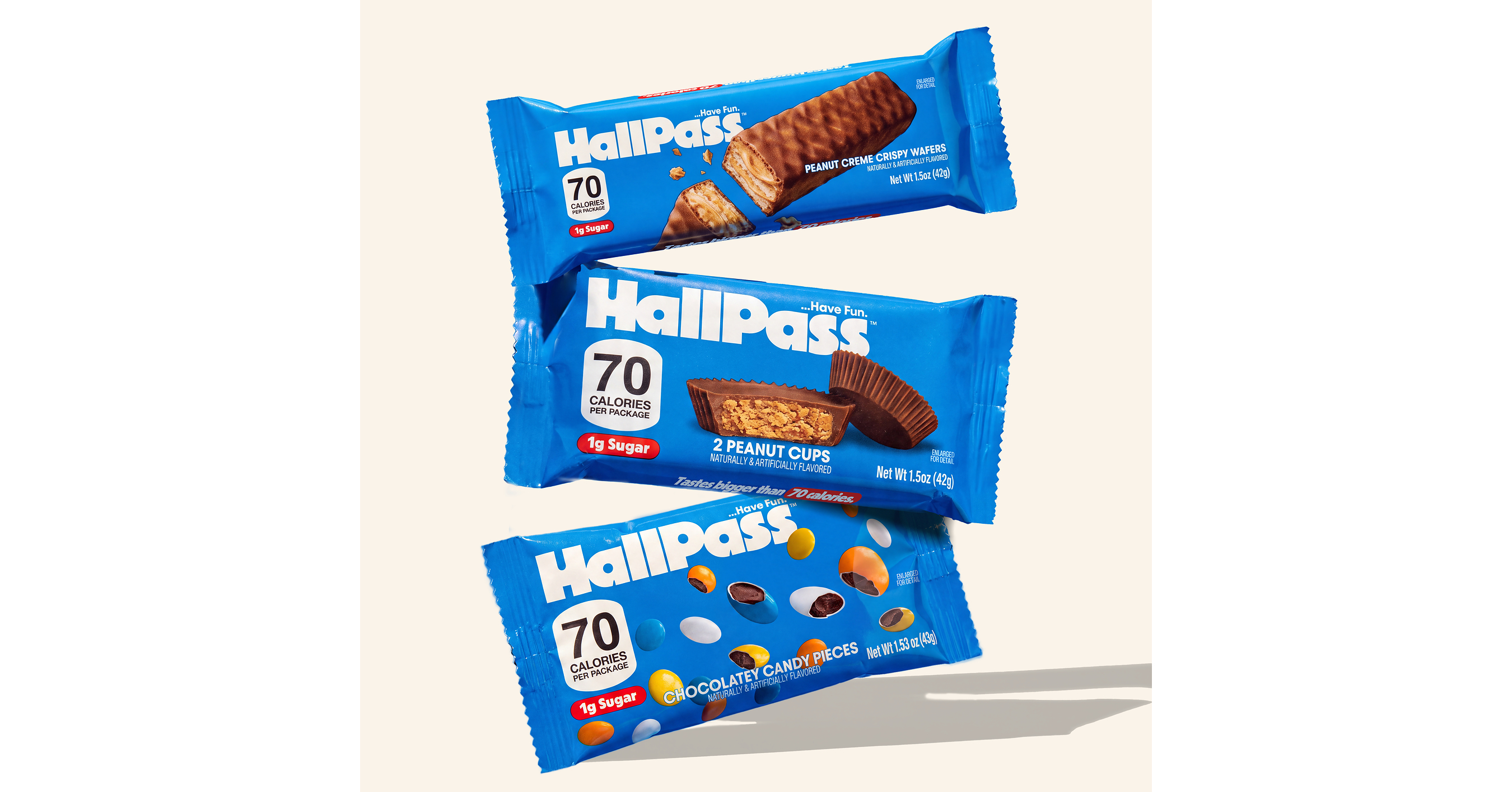 HallPass Launches Nationwide at Walmart With 70-Calorie Candy