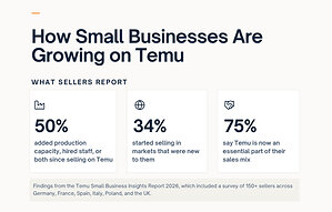 Temu helps European small businesses expand internationally and create new jobs, survey shows