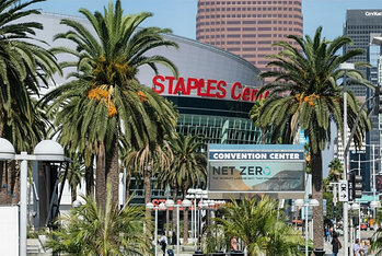 The Net Zero Conference will return to the Los Angeles Convention Center on October 8, 2026. Photo Credit: Ling Luo
