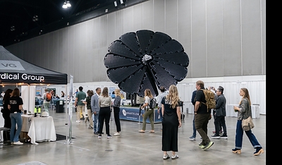 The Net Zero Conference welcomes the creators of innovative technologies and climate solutions to their Expo Hall each year. Photo Credit: Ling Luo
