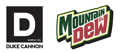 Duke Cannon and Mountain Dew Logos