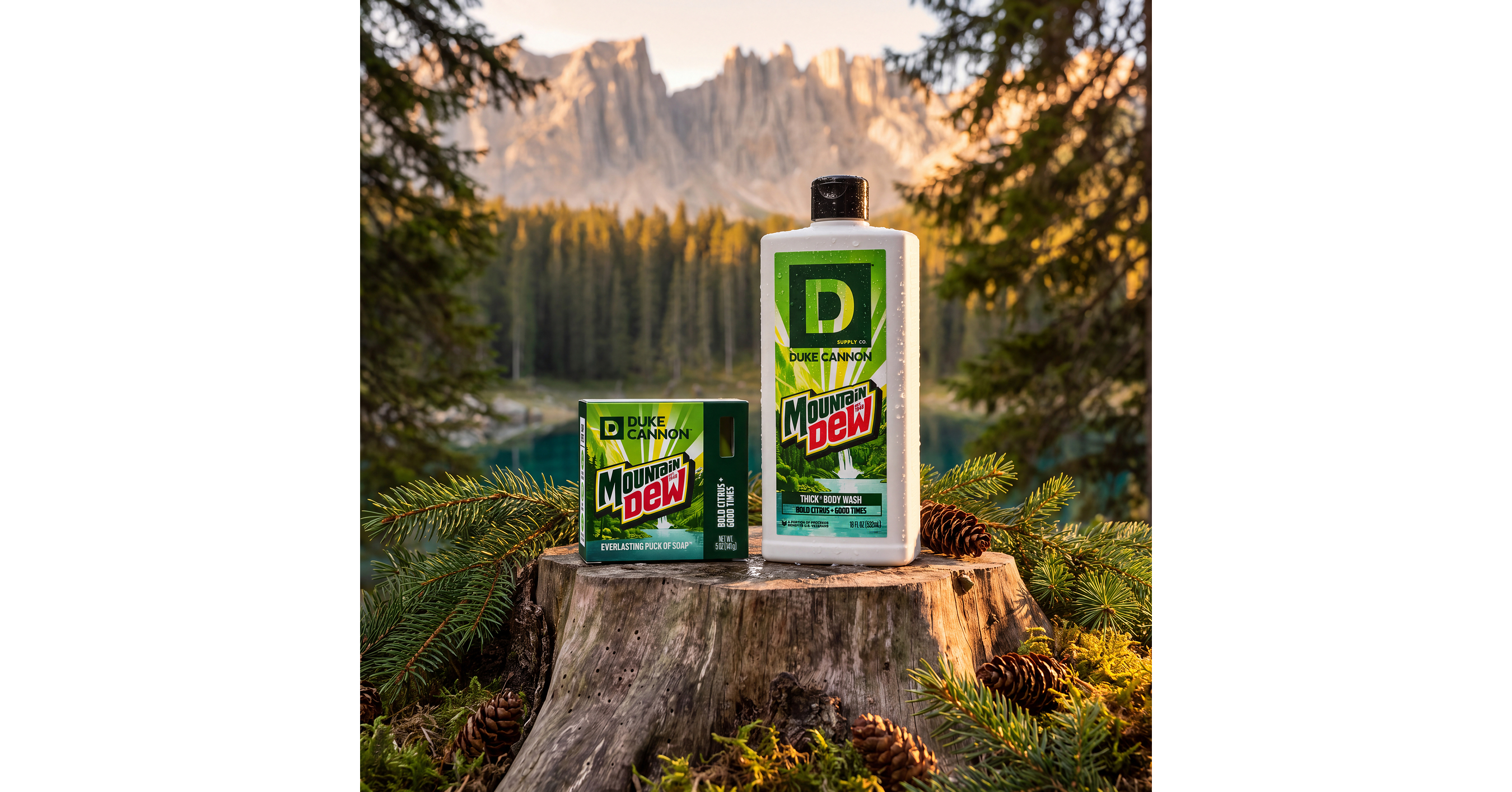 DUKE CANNON AND MOUNTAIN DEW® LAUNCH NEW LIMITED-EDITION SUMMER-THEMED COLLABORATION