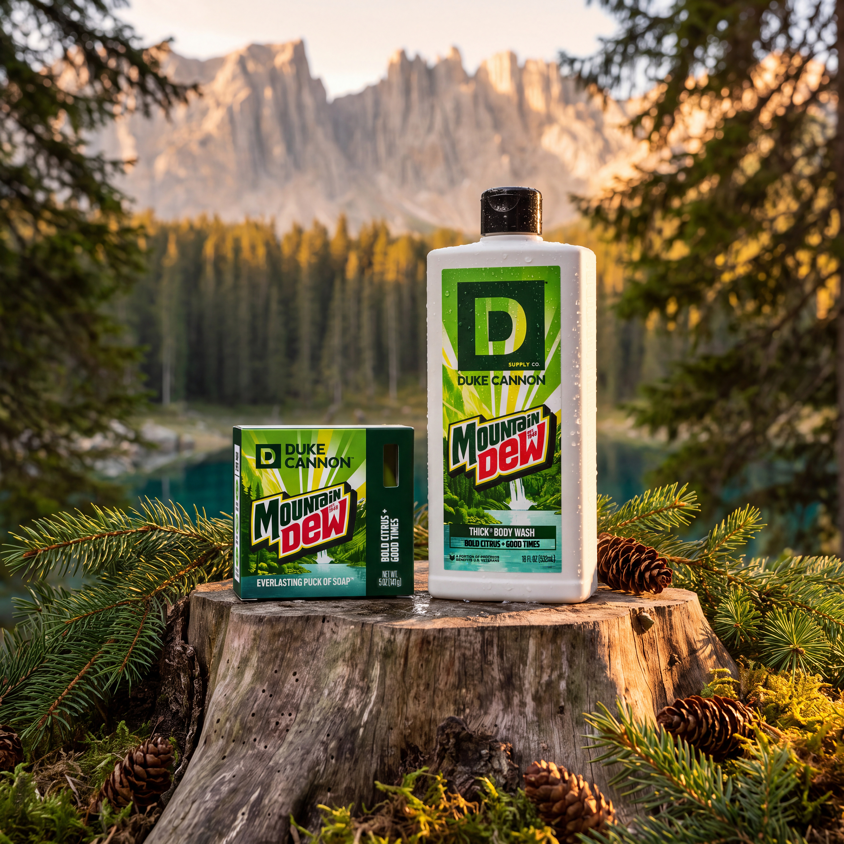 DUKE CANNON AND MOUNTAIN DEW® LAUNCH NEW LIMITED-EDITION SUMMER-THEMED COLLABORATION