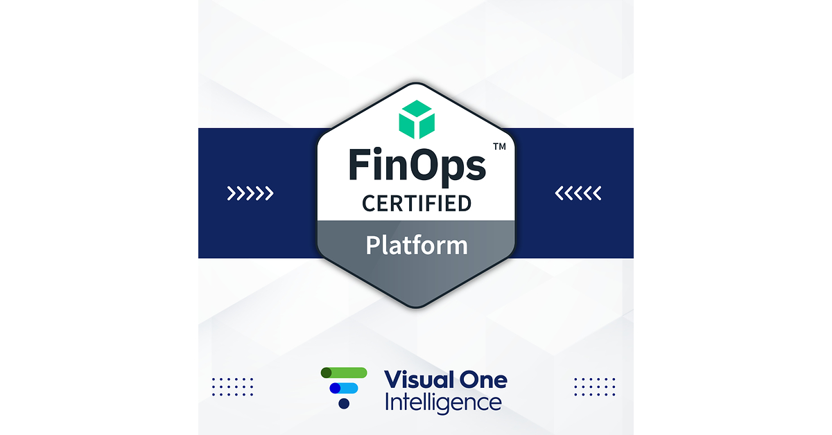 FinOps Foundation Recognizes Visual One Intelligence® as a FinOps Certified Platform FinOps Foundation Recognizes Visual One Intelligence® as a FinOps Certified Platform