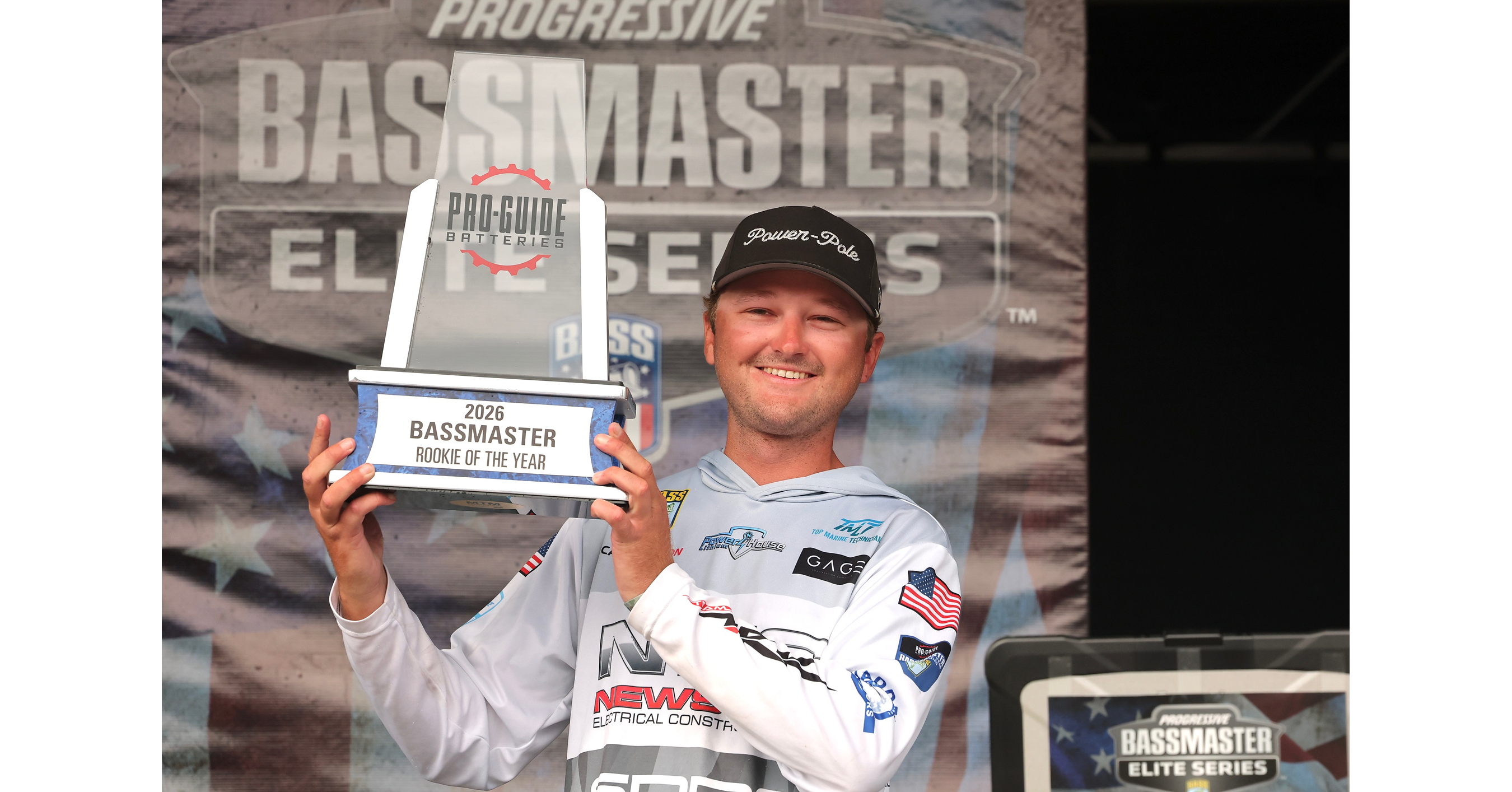 Georgia's Hudson waits out a win in Bassmaster Rookie of the Year race