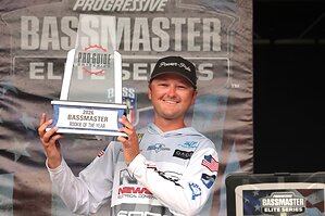 Georgia's Hudson waits out a win in Bassmaster Rookie of the Year race