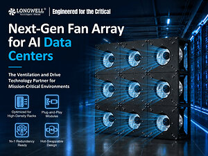 LONGWELL EC FanWall Technology Reduces CRAH Fan Energy 38% for Next-Generation AI Data Centers