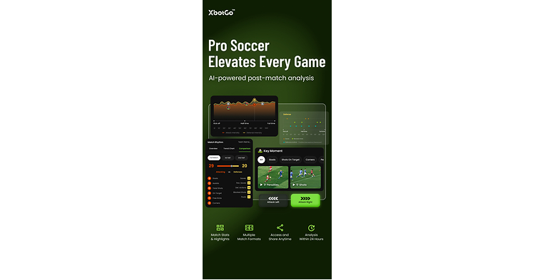 XbotGo lance « Pro Soccer », une solution qui apporte au football amateur une analyse tactique professionnelle basée sur l'IA et des temps forts classés par niveau