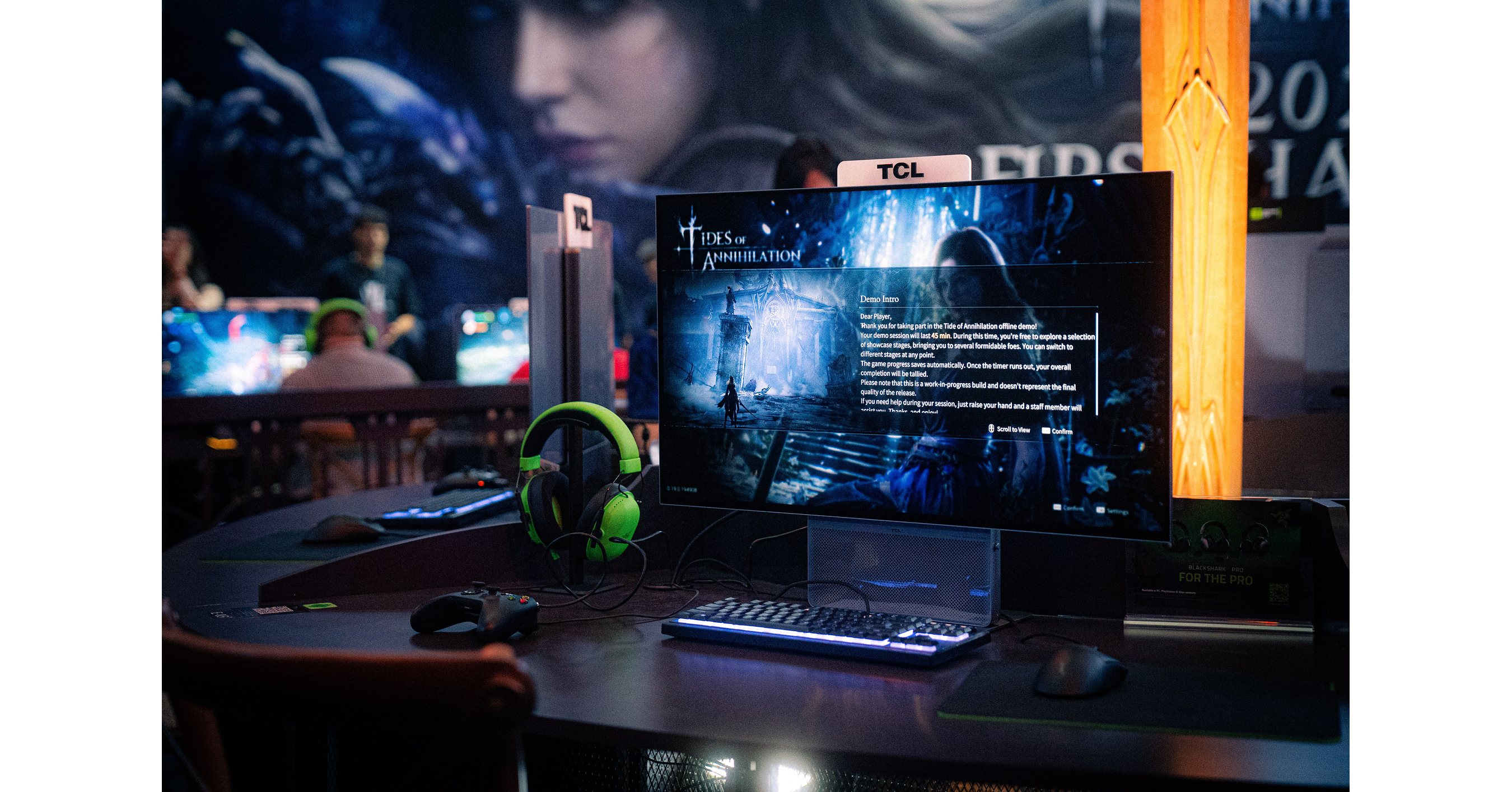 TCL Powers the Tides of Annihilation Experience at Gamescom 2026 with Advanced Display Technology