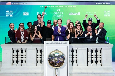 Glass House Brands at NYSE on August 28