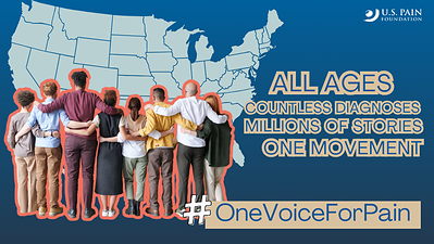60 Million Americans Live With Chronic Pain: U.S. Pain Foundation Launches #OneVoiceForPain