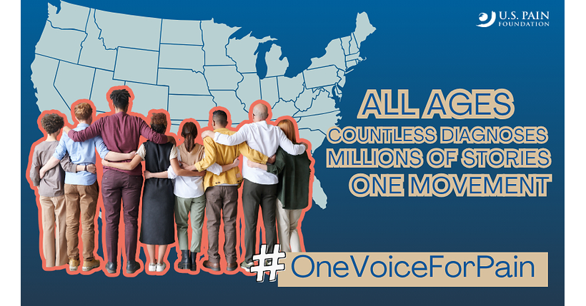 60 Million Americans Live With Chronic Pain: U.S. Pain Foundation Launches #OneVoiceForPain
