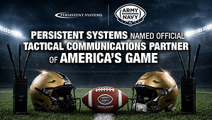 Persistent Systems named Official Tactical Communications Partner of America's Game