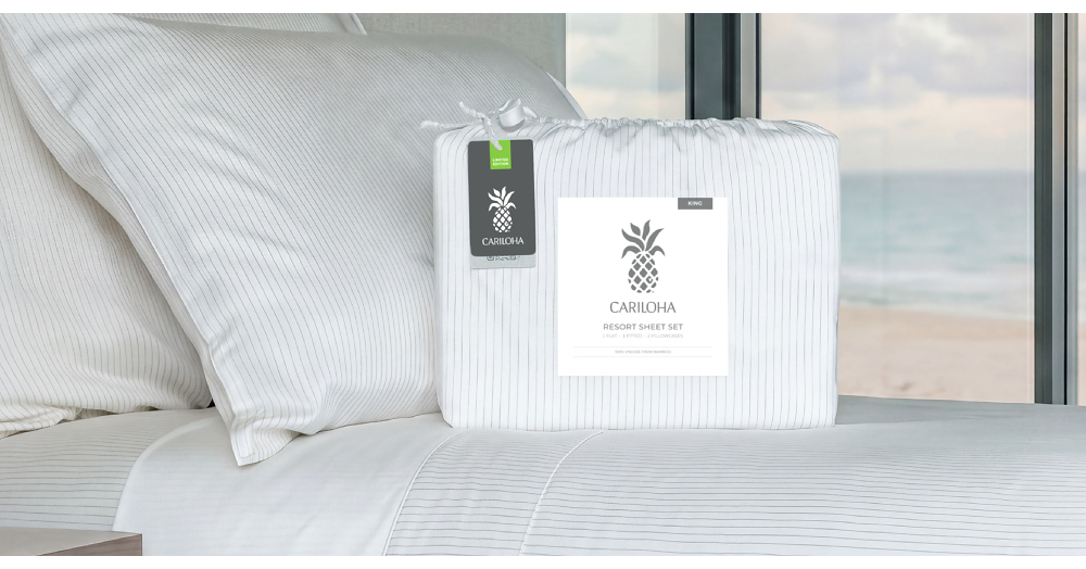 Cariloha Launches New Sheet Styles, Bringing Vacation Comfort and Superior Sleep to Home Bedding
