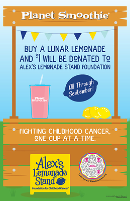 This September, Help Support the Fight Against Childhood Cancer with Planet Smoothie!