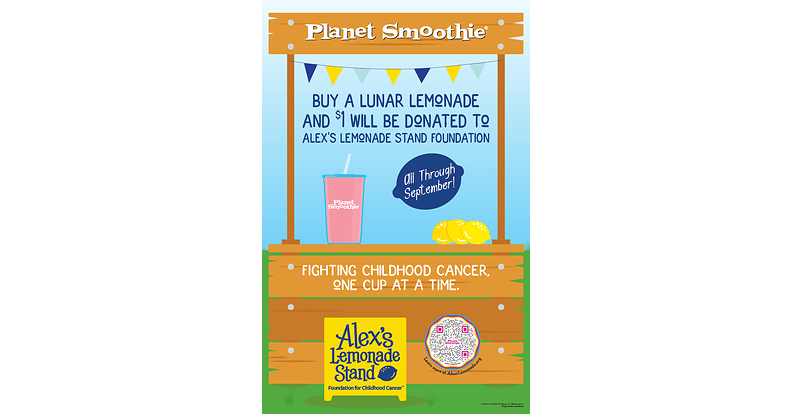 Planet Smoothie Continues its Mission to Help Fight Against Childhood Cancer
