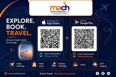 Mach Travel App QR Code Download