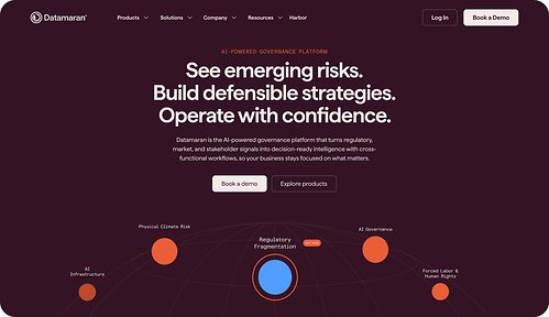 New Datamaran website homepage This image opens in the lightbox