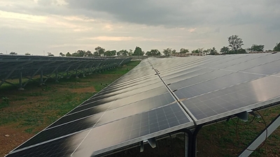 A 7 MW ground-mounted solar project located in Pune, India. Photo Credit: Odyssey Energy Solutions.