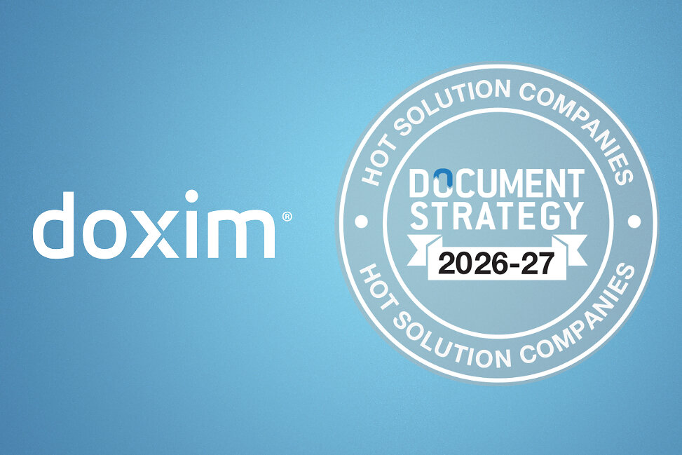 Doxim Recognized in DOCUMENT Strategy Media's HOT COMPANIES 2026-27