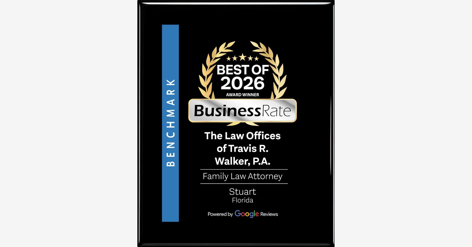 The Law Offices of Travis R. Walker, P.A. Wins BusinessRate Best of 2026 Award