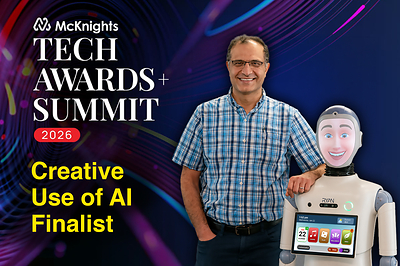 DreamFace Technologies' Wellness Robot, Ryan, Selected as a Finalist in McKnight's Excellence in Technology Awards