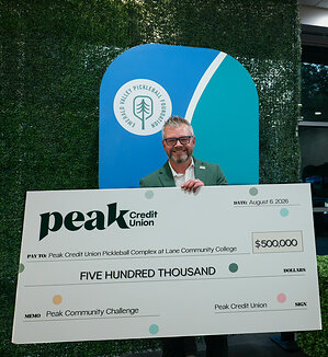 Peak Credit Union Launches $500,000 Donation Match Challenge to Help Build Regional Pickleball Complex at Lane Community College