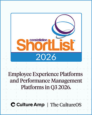 Culture Amp Named to Constellation ShortList™ for Employee Experience & Performance Management