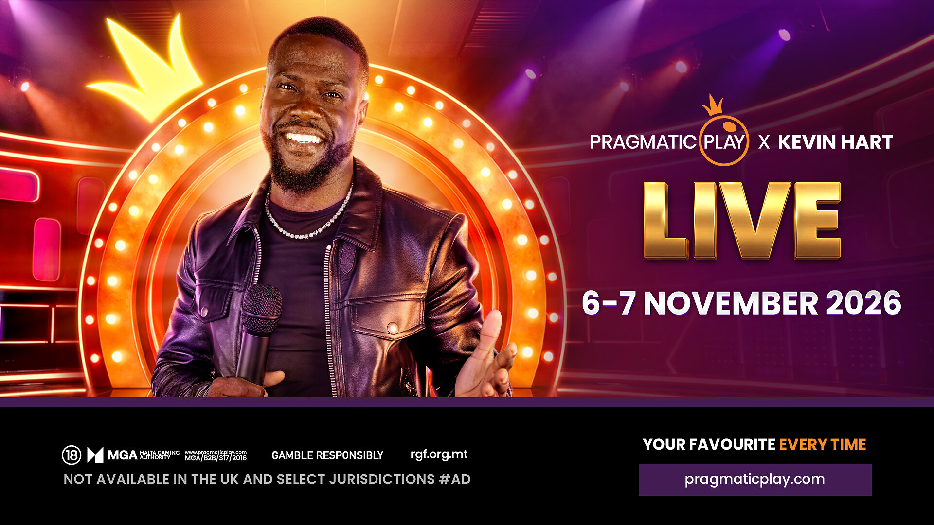 PRAGMATIC PLAY PARTNERS WITH KEVIN HART FOR UNFORGETTABLE LIVE CASINO EXPERIENCE