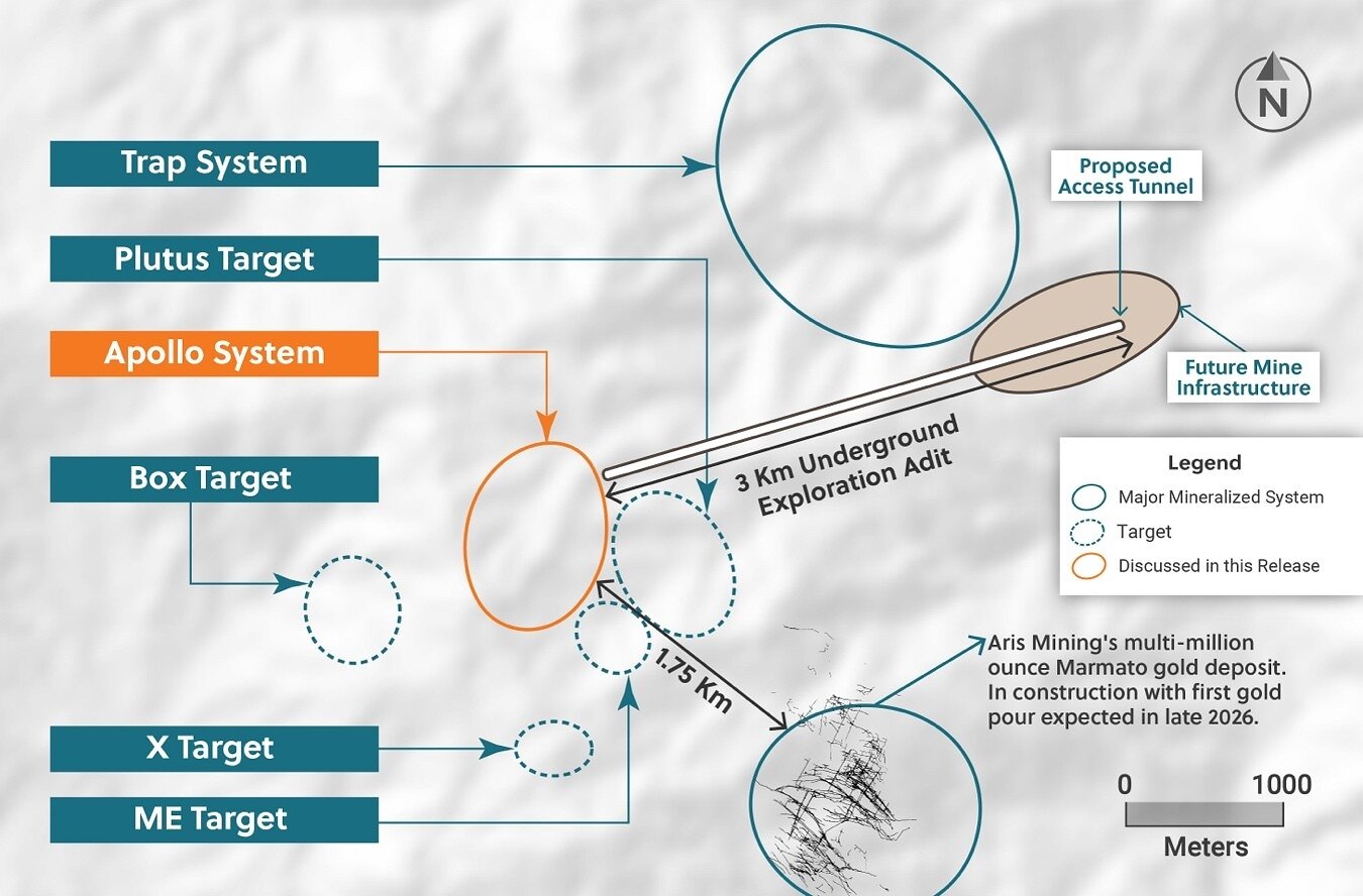 Figure 3: Plan View of the Guayabales Project Highlighting the Apollo System Figure 3: Plan View of the Guayabales Project Highlighting the Apollo System