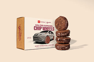 Graeter's Ice Cream and Toyota Roll Out Salted Caramel "Chip Wheels" Collaboration in Celebration of the Toyota Sienna