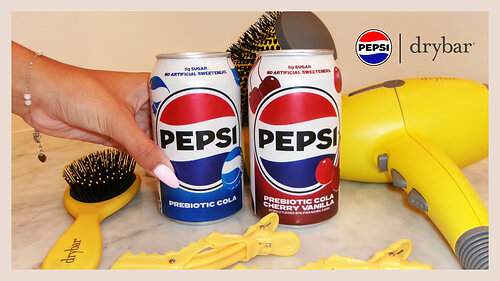 Pepsi Prebiotic Cola and Drybar Are Giving Your Getting-Ready Ritual a Refresh