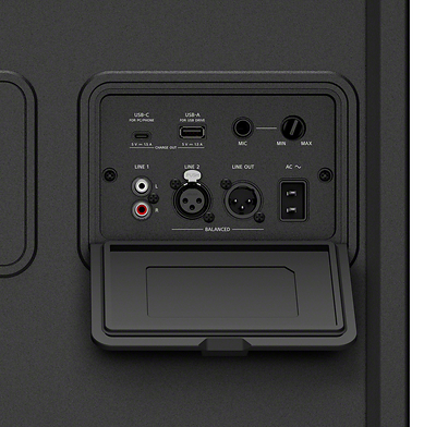 The new ULT TOWER lineup offers flexible connectivity including XLR, RCA and USB-C®  connections, great for ca