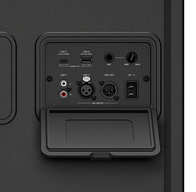 The new ULT TOWER lineup offers flexible connectivity including XLR, RCA and USB-C®  connections, great for ca