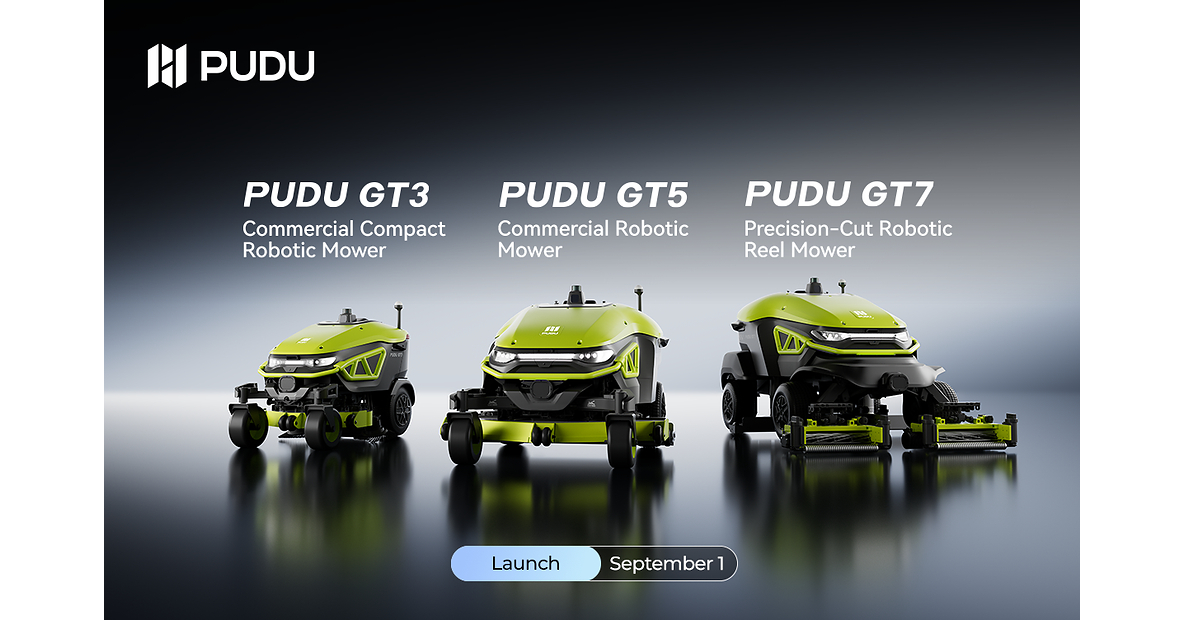Pudu Robotics Launches PUDU GT Series, a Three-Model Lineup of Commercial Robotic Mowers for Professional Grounds and Turf Management