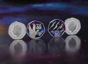 The Royal Mint Boldly Goes Where No Coin Has Gone Before With New Star Trek 50p Coins