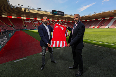 Rohit Mirpuri, CEO, and Anil Mirpuri, COO of VARIANSE. Photo Credit: Southampton FC.