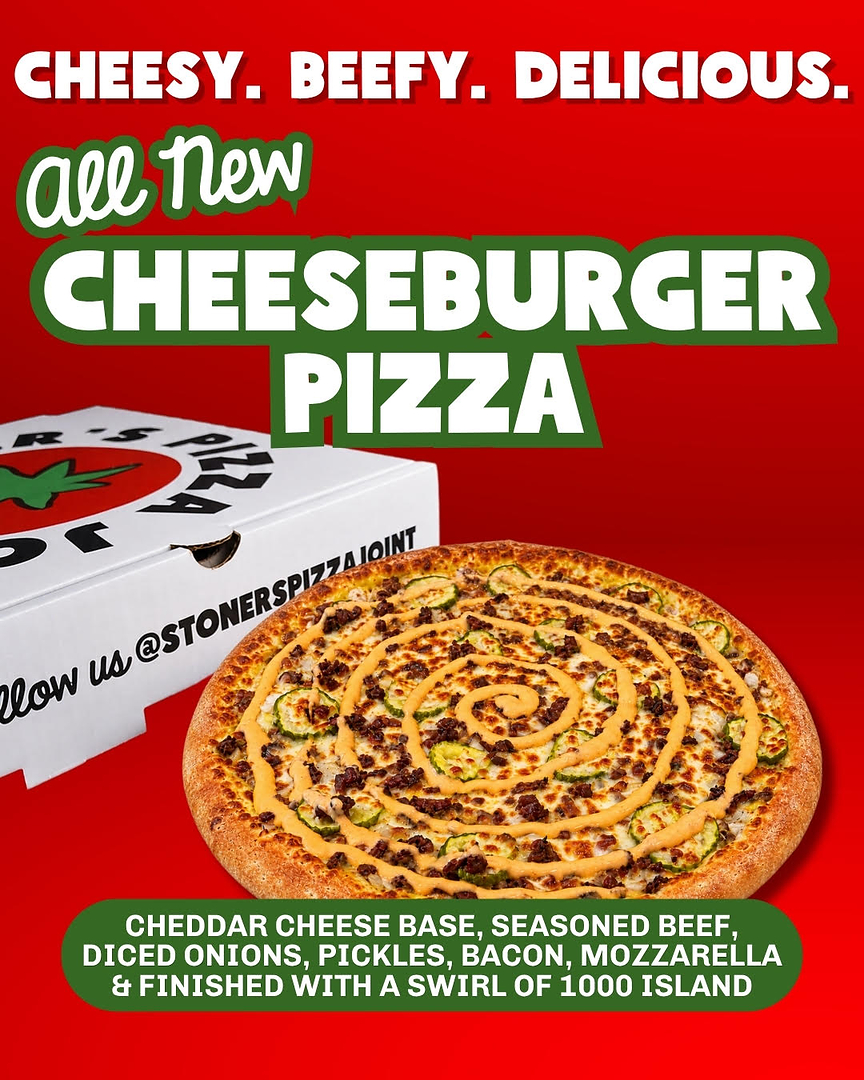 Stoner's Pizza Joint Fires Up Fall with New Cheeseburger Pizza