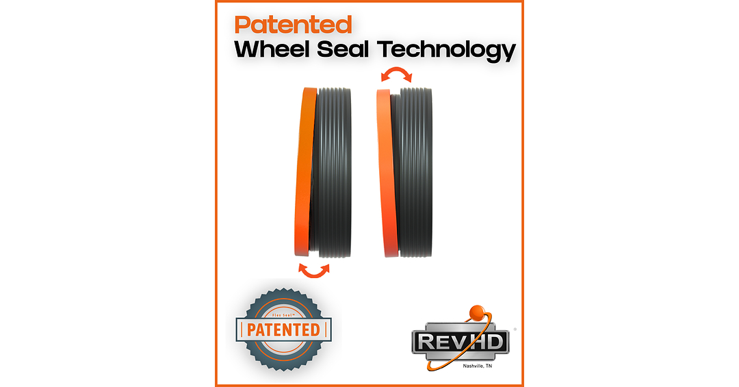 RevHD Awarded U.S. Patents for Wheel Seal Technology