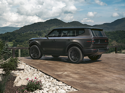 Scout Motors Traveler SUV Mountainside concept vehicle